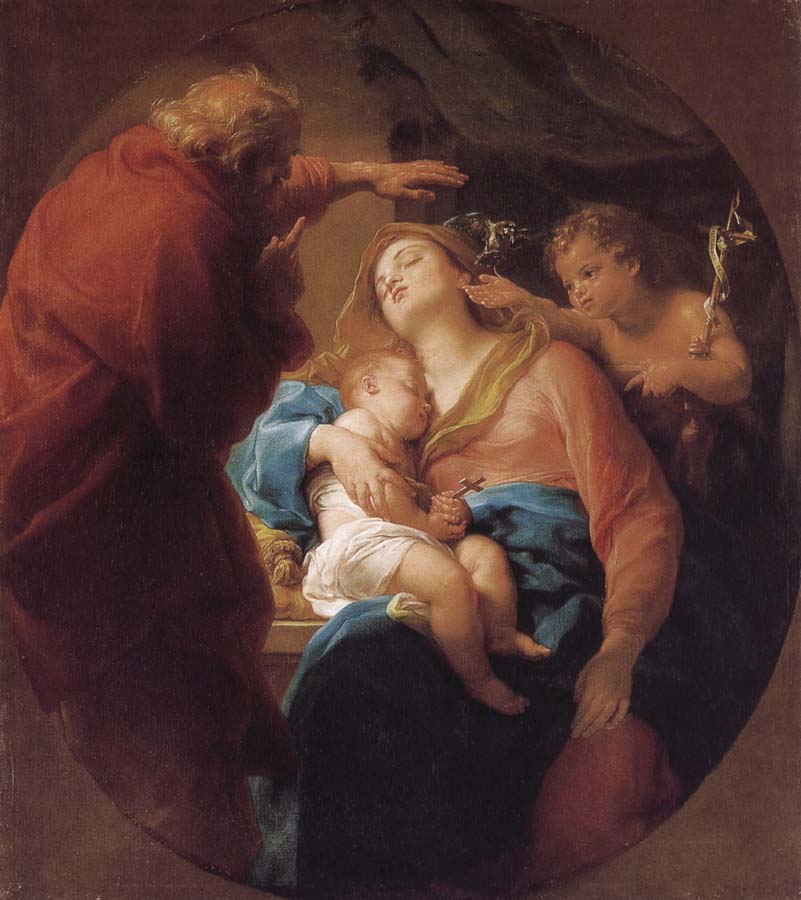 Pompeo Batoni Holy Family with St. John the Baptist